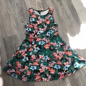 Women’s Large Tropical Skater Dress